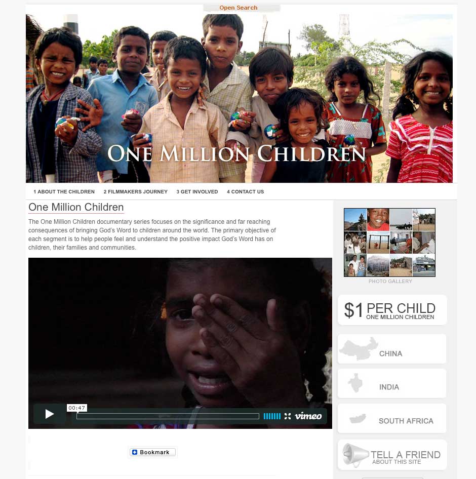 ONE MILLION CHILDREN